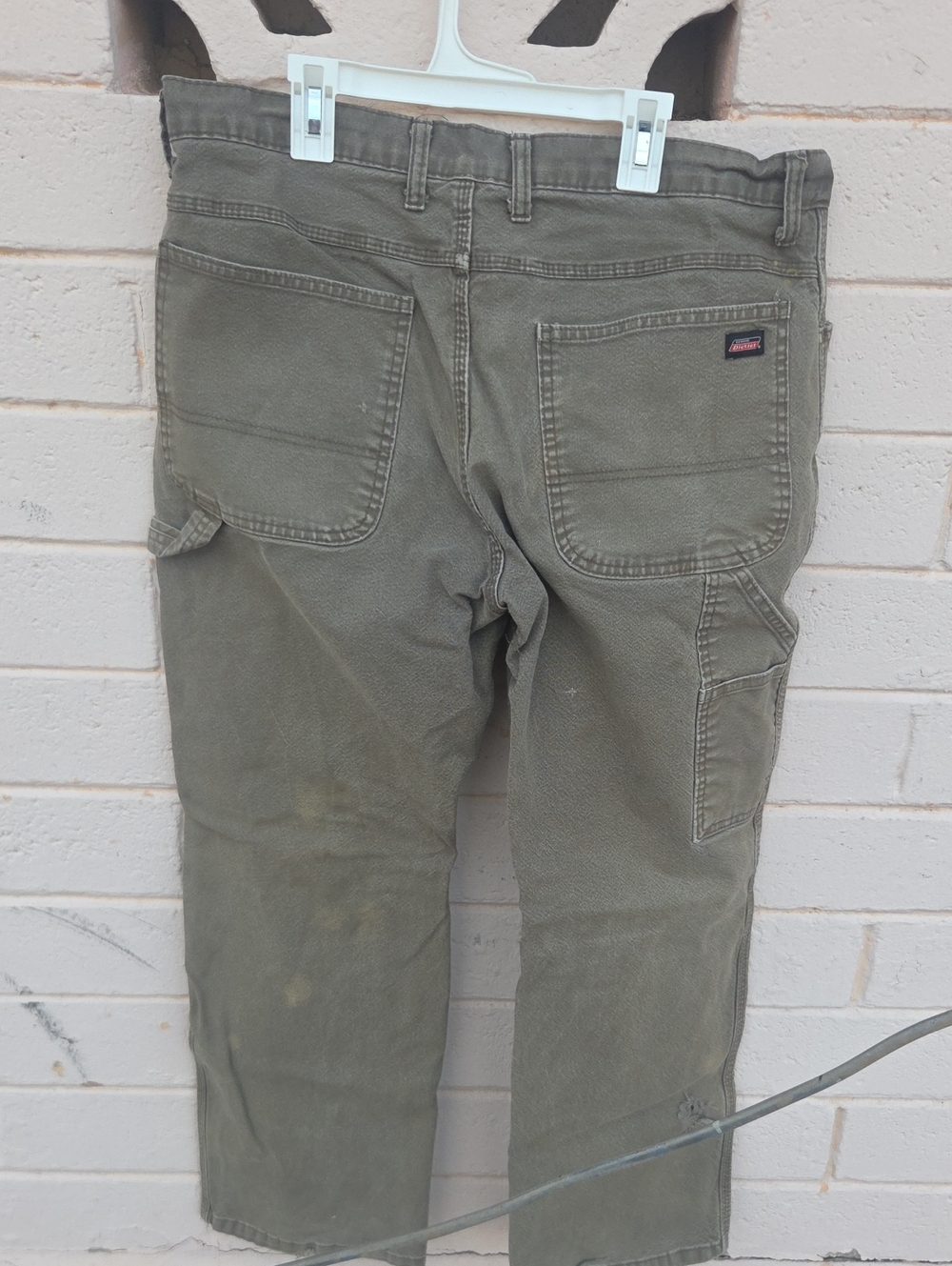 Dickies Men's Olive Green Cargo Work Pants